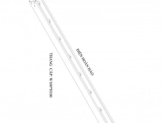 Thang cáp W100 H100